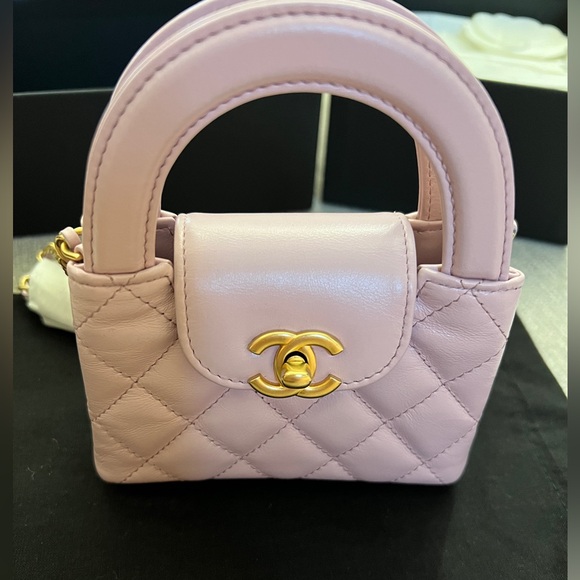 Chanel Micro Shopping Bag in the Color Rose New In Box Chanel Kelly Bag - Picture 7 of 7